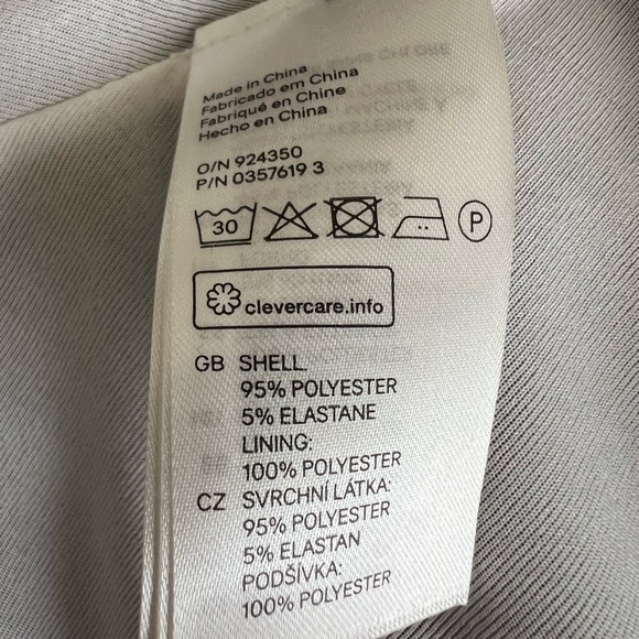 H&M Peplum Sleeveless Top Size 8 - Picture 6 of 6